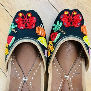 Bead Embroidered Women's Shoes